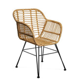 Homla Jardin Braided Chair 57 x 62 x 81cm - Natural